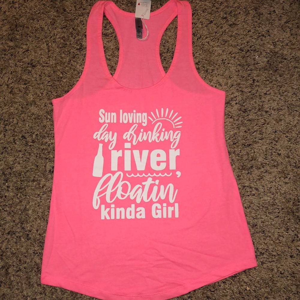 River floating girl tank - Picture 1 of 2